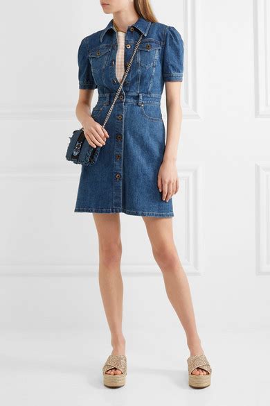 miu miu low rise jeans|miu denim mini dress.